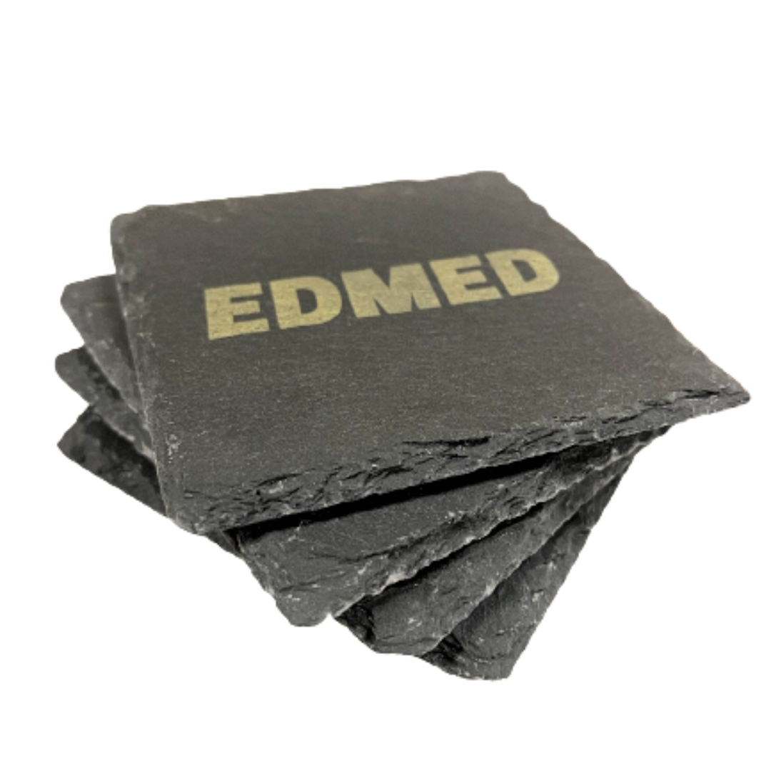 EDMED drink coaster